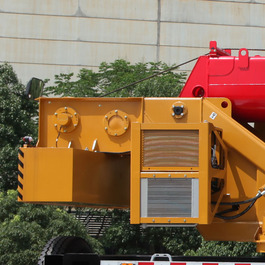 【多圖】三一STC160E汽車起重機散熱器布置細節圖_高清圖