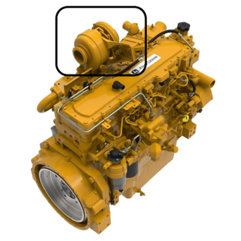 【多图】约翰迪尔E400LC挖掘机可变截面涡轮增压器细节图_高清图