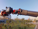 【消防炮】美国阿密龙PLKD8/120B-5178水、泡沫两用电遥控消防炮，最大流量7200L/min,射程75米，150米无线遥控，操作便捷。