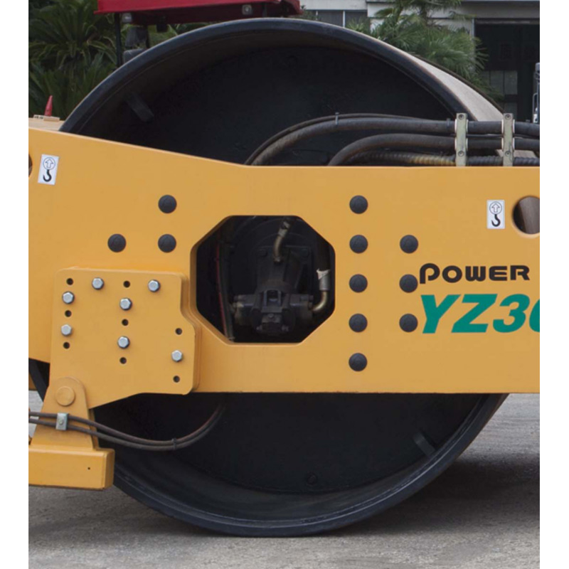 【多图】中大机械YZ36单钢轮压路机振动轮总成细节图_高清图