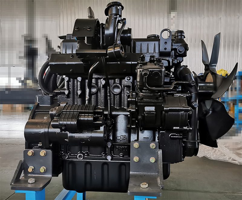 【多图】宇龙YL128W系列轮式挖掘机发动机与液压系统细节图_高清图