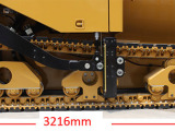 【加长履带】1、履带接地面积高达3216mmx356mm；
2、增加履带牵引力，机器行走更加稳定。