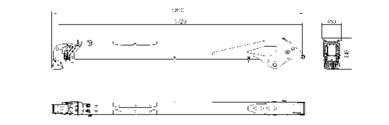 福田雷薩 SQ12X4 12噸隨車起重機