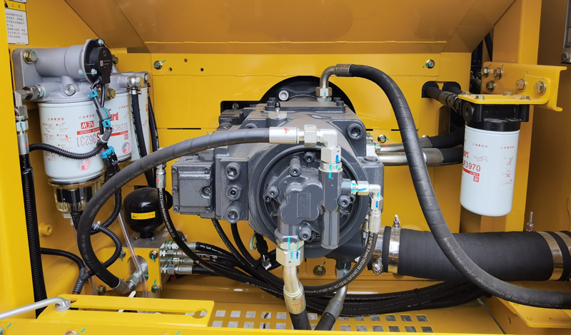 【多图】【VR全景展示】山推挖掘机SE245LC挖掘机可靠高效的液压系统细节图_高清图