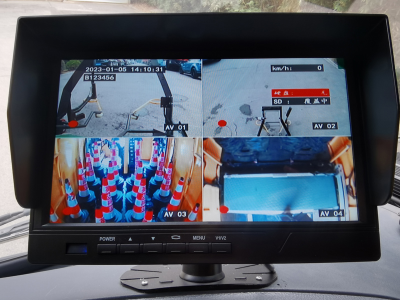 【多图】【VR全景展示】英达RC350锥桶自动收放车10寸液晶显示器细节图_高清图
