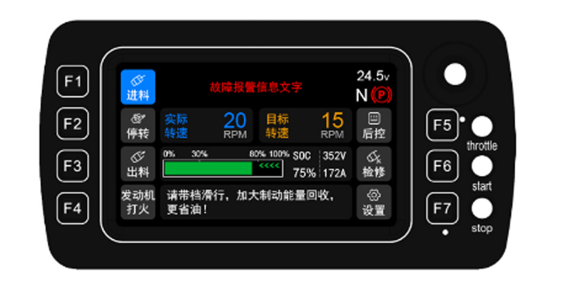 福田雷薩 行星ETM12 攪拌運輸車