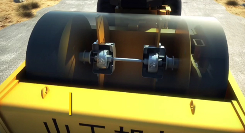 【多图】【VR全景展示】山工机械526F压路机振动液压系统细节图_高清图