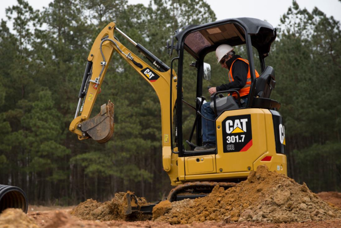 【多圖】Cat® 301.7 CR迷你型挖掘機懸浮座椅細節圖_高清圖