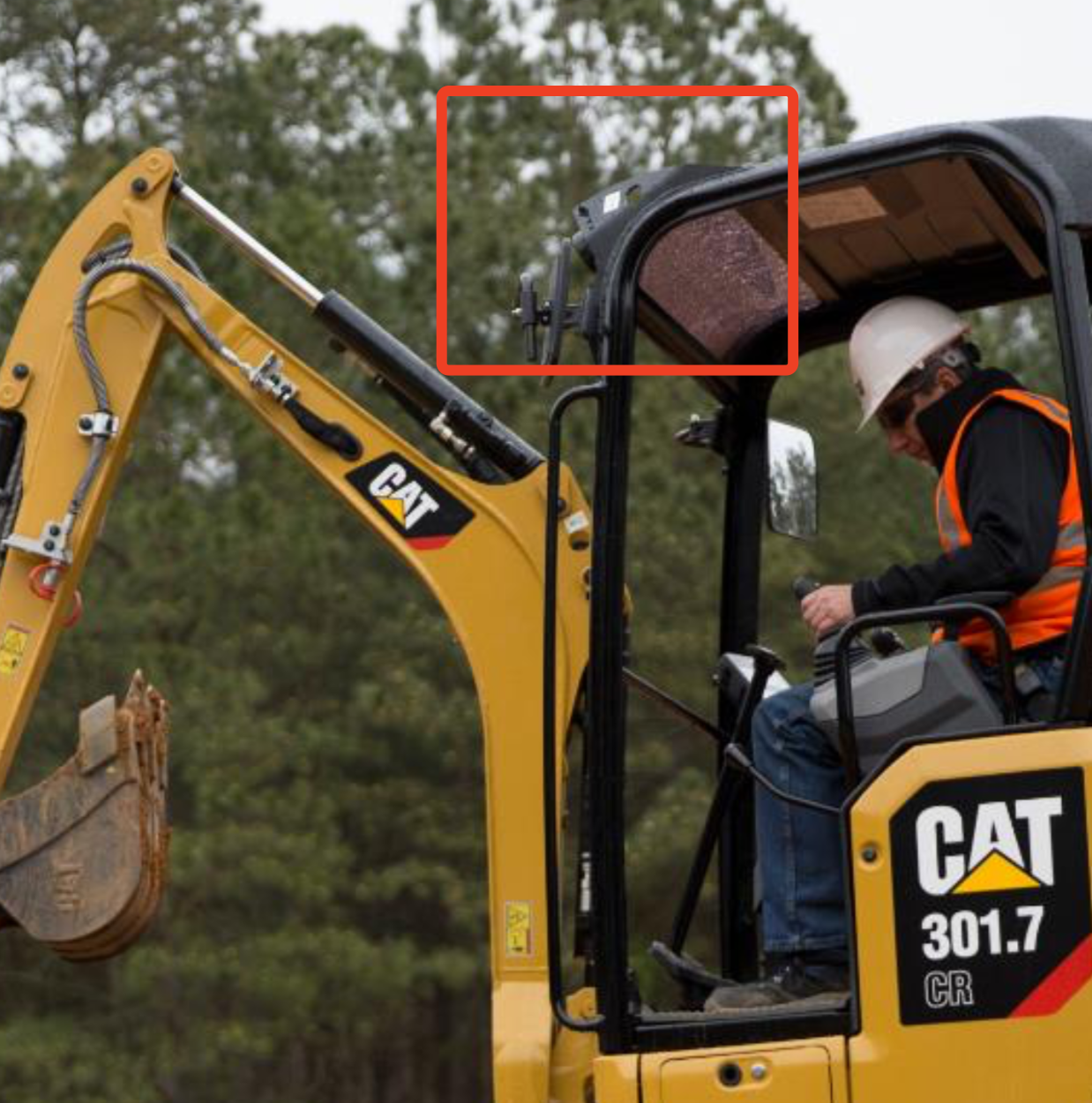 【多圖】Cat® 301.7 CR迷你型挖掘機兩點起吊係統細節圖_高清圖