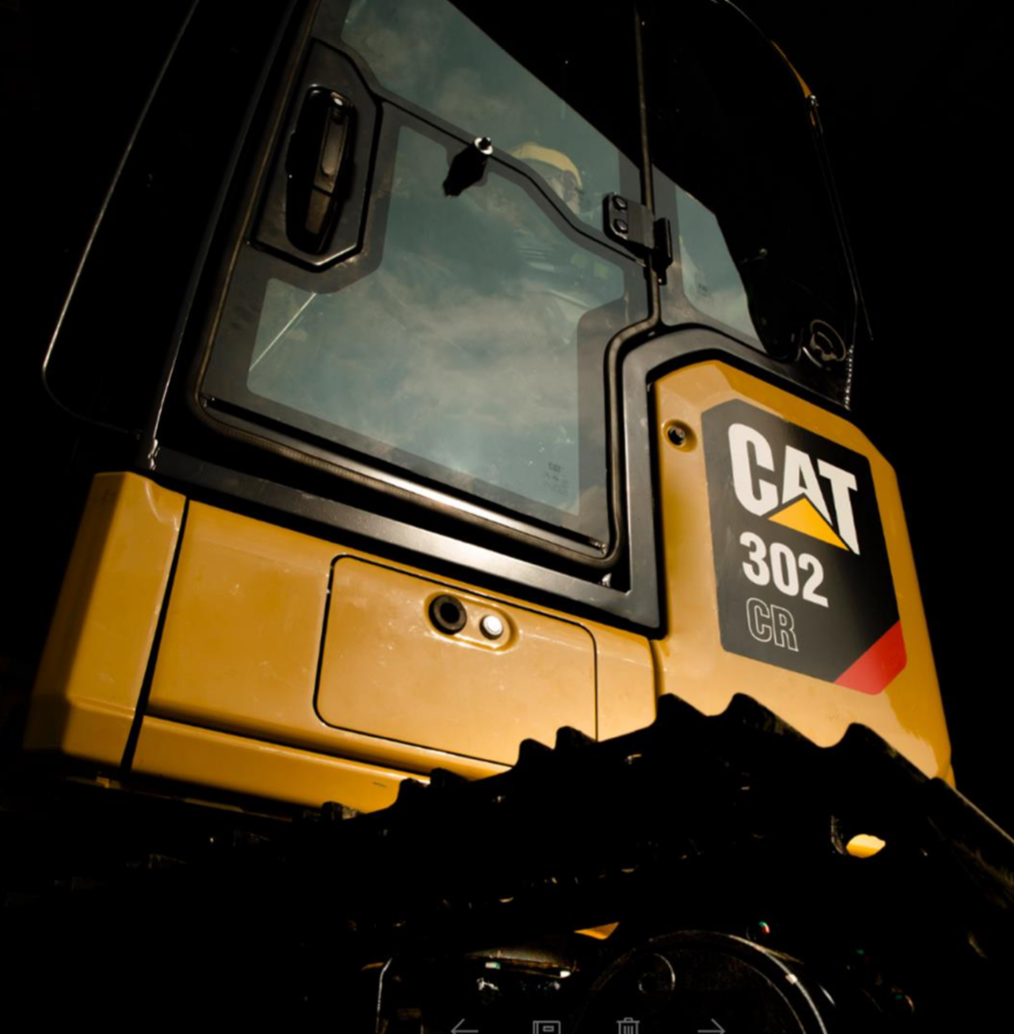 【多图】Cat®302 CR迷你型挖掘机全天候舒适体验细节图_高清图