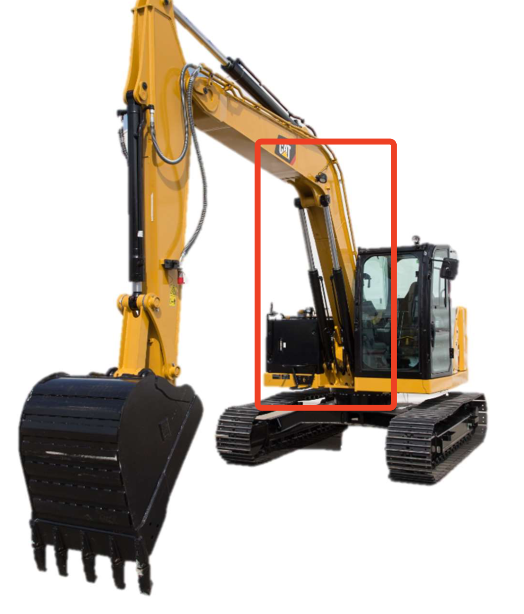 【多图】Cat®310迷你型挖掘机双大臂油缸细节图_高清图