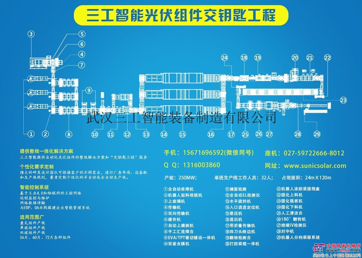 供应江苏500MW太阳能光伏电池组件生产线 太阳能板封装线