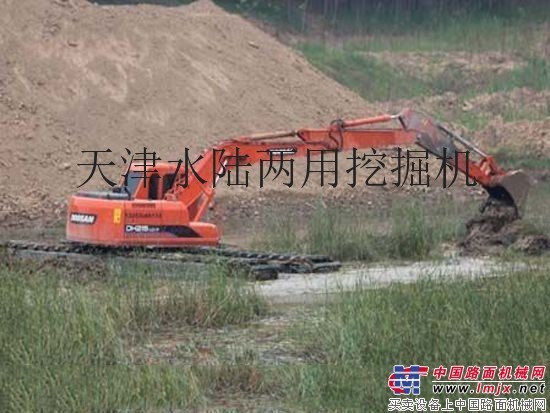 張家口水陸挖掘機出租水陸水上挖掘機租賃13141114354
