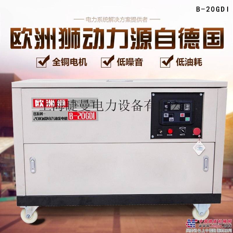 供應歐洲獅B-25GDI25kw靜音柴油發電機省油型