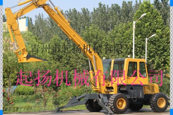 供应起扬QYX-85轮式挖掘机