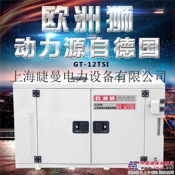 车载220V12kw静音柴油发电机