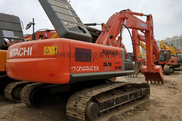 出售進口9成新二手挖掘機日立ZX240