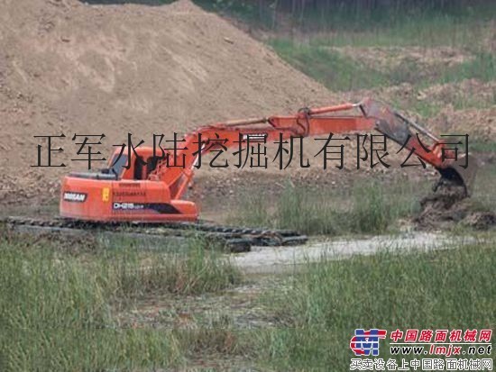 天津水陸兩用挖掘機出租改裝 13141114354