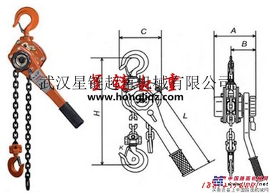 武汉双鸟牌手板葫芦HSZ-A619型系列