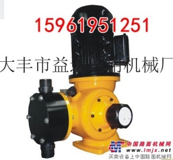 山东泰安大流量500L机械隔膜计量泵不锈钢泵头