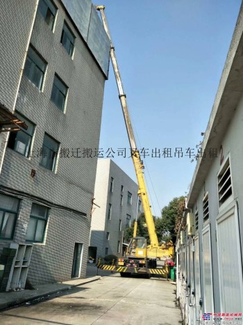 上海浦东高行叉车出租金京路吊车出租数控设备吊装机器