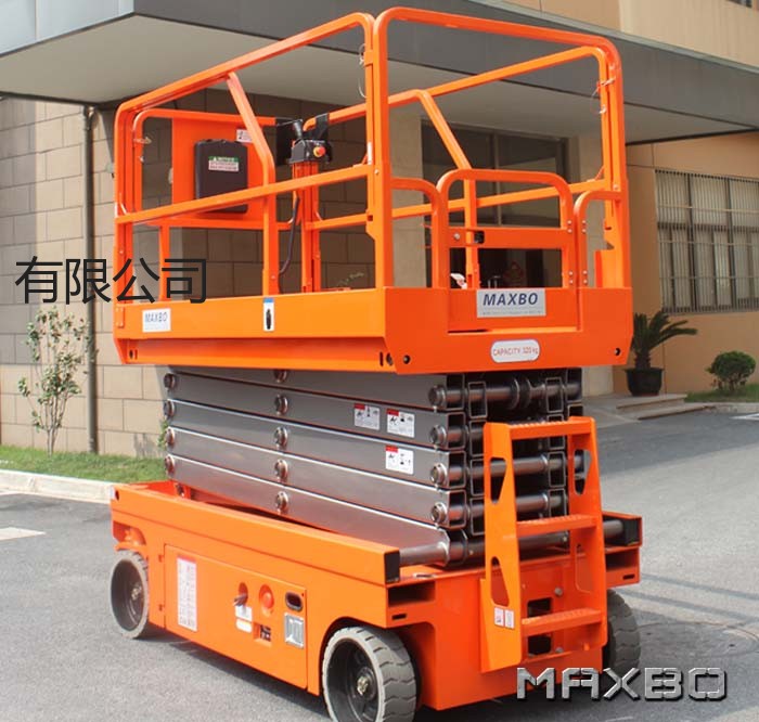 供应慕克MAXBO全电动剪式高空作业平台 AW05082 园区厂房通用