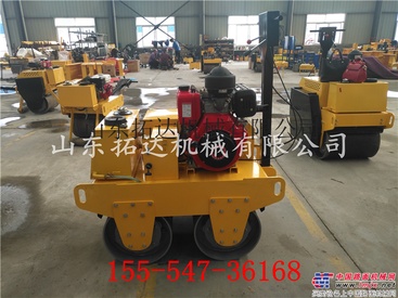 供应拓达机械TD600双轮压路机 手扶式压路机厂家
