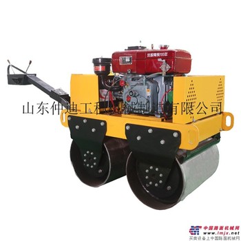 供应双轮压路机厂家 小型手扶振动压路机参数