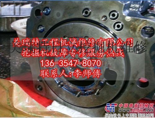 重慶永川區維修日立ZX200-3挖掘機油門馬達問題