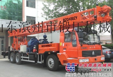 供應濱州鑽機BZC400車載水井鑽機反循環鑽機