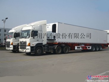 半挂冷藏车15米（韩国进口机组