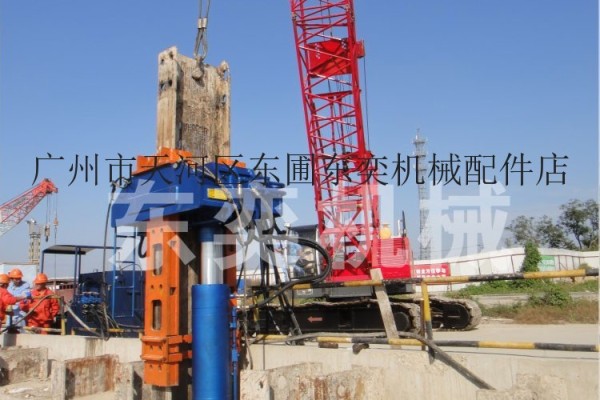 供应东奕PM300LS挖掘机液压拔桩机 钢板桩机 工字型钢拔桩机