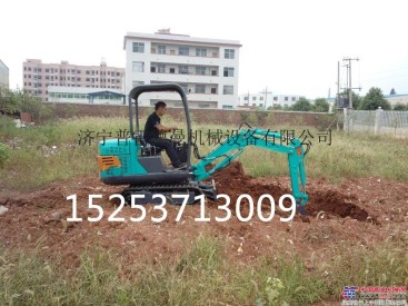 山东液压式履带挖掘机 360度可旋转农用小型挖土机 挖掘速度快小型挖掘机