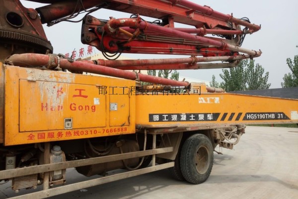 出售二手邯工31米泵车25米混凝土泵车价格低