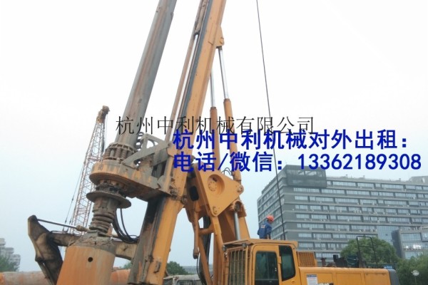 出租徐工XR360旋挖鑽機在杭州