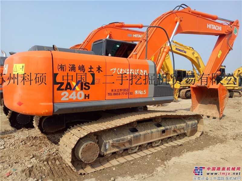 武汉出售二手日立240-3G挖掘机，ZX350九成新质保一年