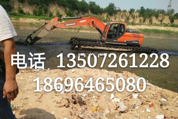 水陸挖機出租廣州水挖機租賃改裝廠家