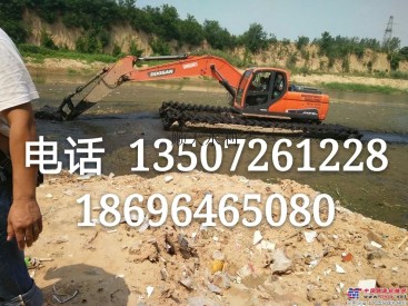 水陆挖机出租广州水挖机租赁改装厂家