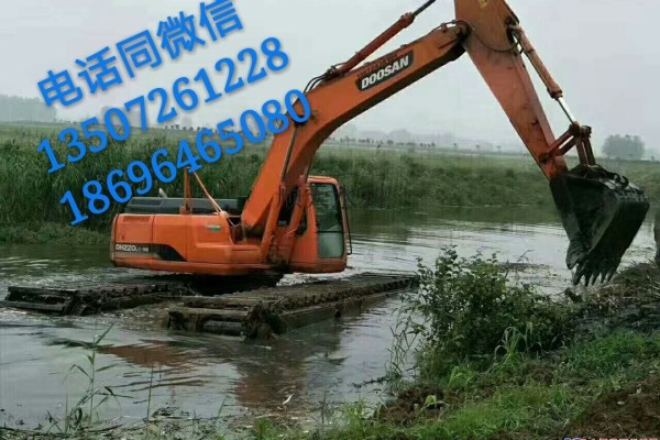 水挖机出租改装、水陆挖掘机租赁四川成都厂家供应