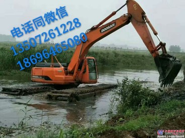 水挖机出租改装、水陆挖掘机租赁四川成都厂家供应