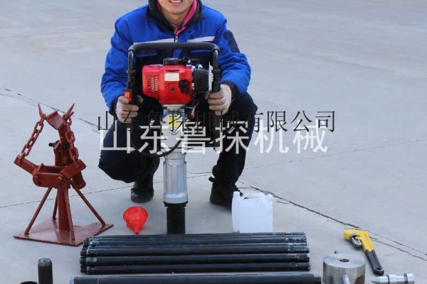 供應山東魯探QTZ-3鑽機供應QTZ-3小型取沙土鑽機 土壤結構調查淺層土壤取樣鑽機
