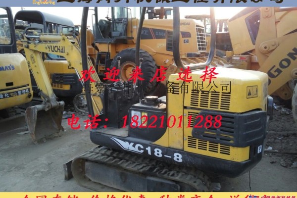 出售二手玉柴YC18-8挖掘機，小型玉柴18挖機供應