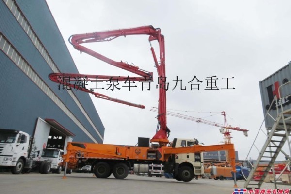 47米混凝土泵车九合重工生产