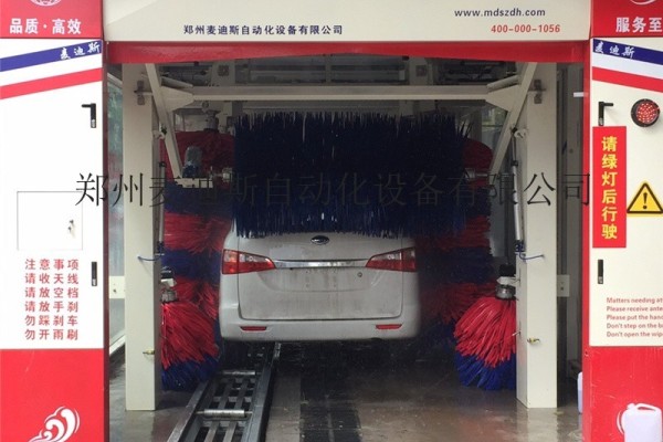 熱銷七刷帶風幹龍門往返式洗車機毛刷泡沫洗車設備仿形風幹洗車器