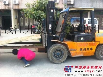 临平顺风路杭州叉车4.5吨叉车出租设备搬