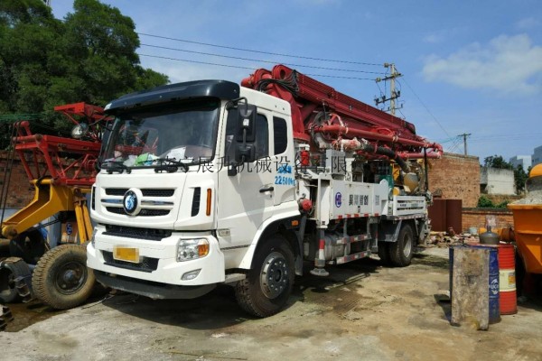 出售二手昊博智創30米小型混凝土泵車 混凝土攪拌天泵