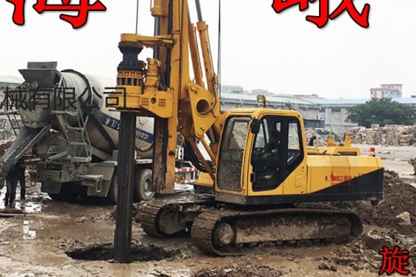 旋挖鑽機租憑|1.4米直徑液壓打樁公路地基旋挖鑽施工隊