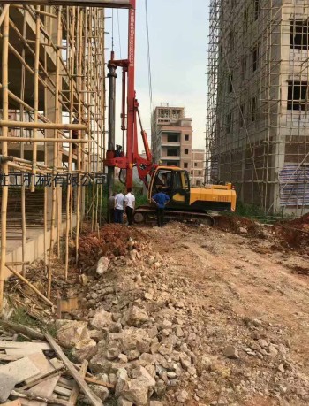 廣東HER200旋挖鑽機房屋建設螺旋打樁機租賃