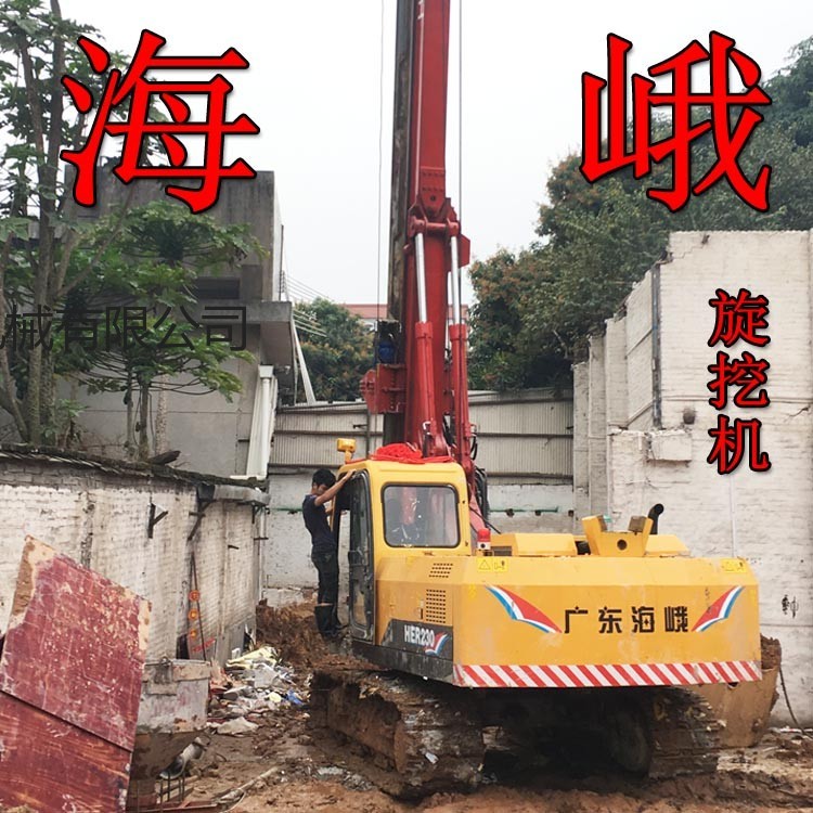 广东HER200旋挖钻机房屋建设螺旋打桩机租赁