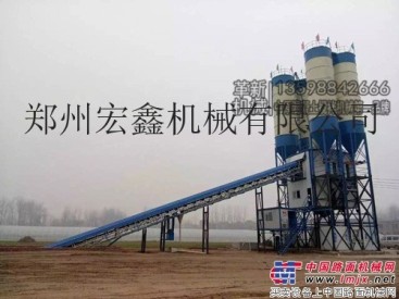 供应郑州革新HZS120混凝土搅拌站，60搅拌站多少钱